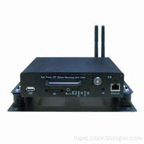 4-channel H.264 3G Mobile Portable DVRs, Maneuverable with 1 HDD Interface, Supports 2TB